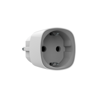 Priza inteligenta cu monitorizare, wireless, 2500W , alb - AJAX
