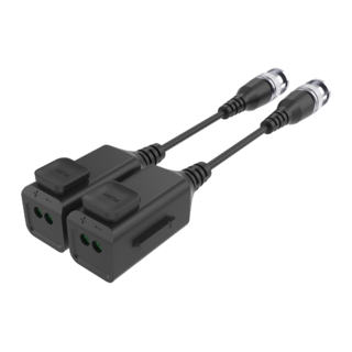 Video balun pasiv HD 4K, cu sistem organizare si buton pentru sertizare rapida tip PUSH (set 2 buc.)