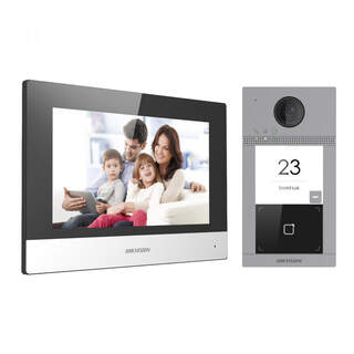 Kit Videointerfon IP HikVision pentru o familie cu Wi-Fi