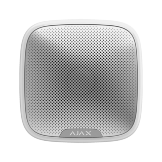 Sirena de exterior, wireless, alb - AJAX