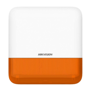 Sirena wireless AX PRO de exterior cu flash, led Portocaliu, 868Mhz - HIKVISION