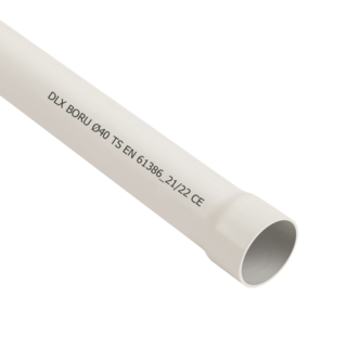 Tub PVC MUFAT D25, 750N, Halogen free, 3m