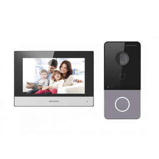 Kit Videointerfon IP HikVision pentru o familie cu Wi-Fi