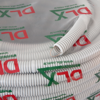 Tub flexibil (copex) D16, Halogen free, ignifug, cu fir tragere, rola 100 metri