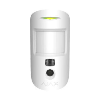 Detector de miscare PIR MotionCam Indoor, imunitate animale, wireless, alb - AJAX