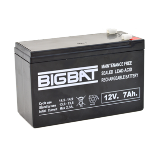 Acumulator BIG BAT 12V, 7 AH