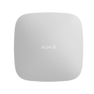 Centrala alarma wireless AJAX HubPlus - alb, 2xSIM, 3G/2G, Ethernet, Wi-Fi - AJAX