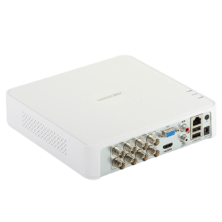 DVR 8 ch. video 1080P lite, AUDIO HDTVI "over coaxial", H.265 - HIKVISION