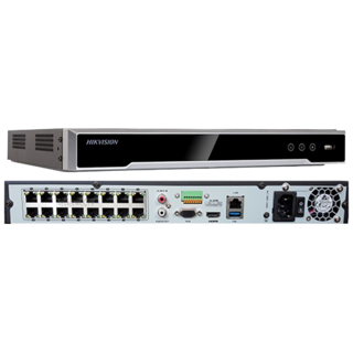 NVR 16 canale IP, Ultra HD rezolutie 4K - 16 porturi POE - HIKVISION