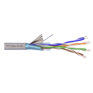 Cablu FTP, cat 5E, CUPRU 100%