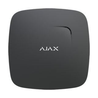 Detector de fum, temperatura si CO, wireless, negru - AJAX