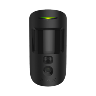 Detector de miscare PIR MotionCam Indoor, imunitate animale, wireless, negru - AJAX