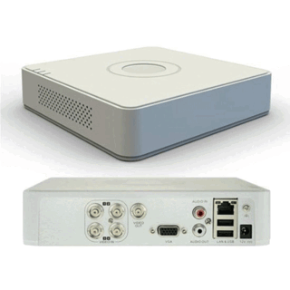 DVR 4 ch. video 1080P lite, AUDIO HDTVI "over coaxial", H.265 - HIKVISION