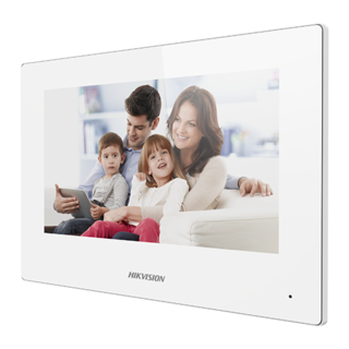 Monitor videointerfon TCP/IP Wireless, Touch Screen TFT LCD 7inch , alb - HIKVISION