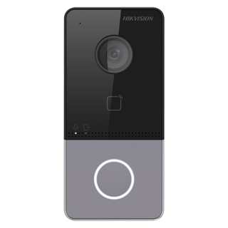 Panou exterior videointerfon TCP/IP, Wi-Fi 2.4GHz, 1 familie, control acces integrat - HIKVISION